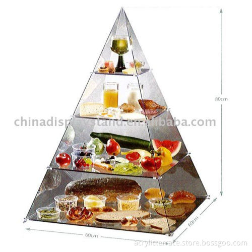 pyramid acrylic display case
